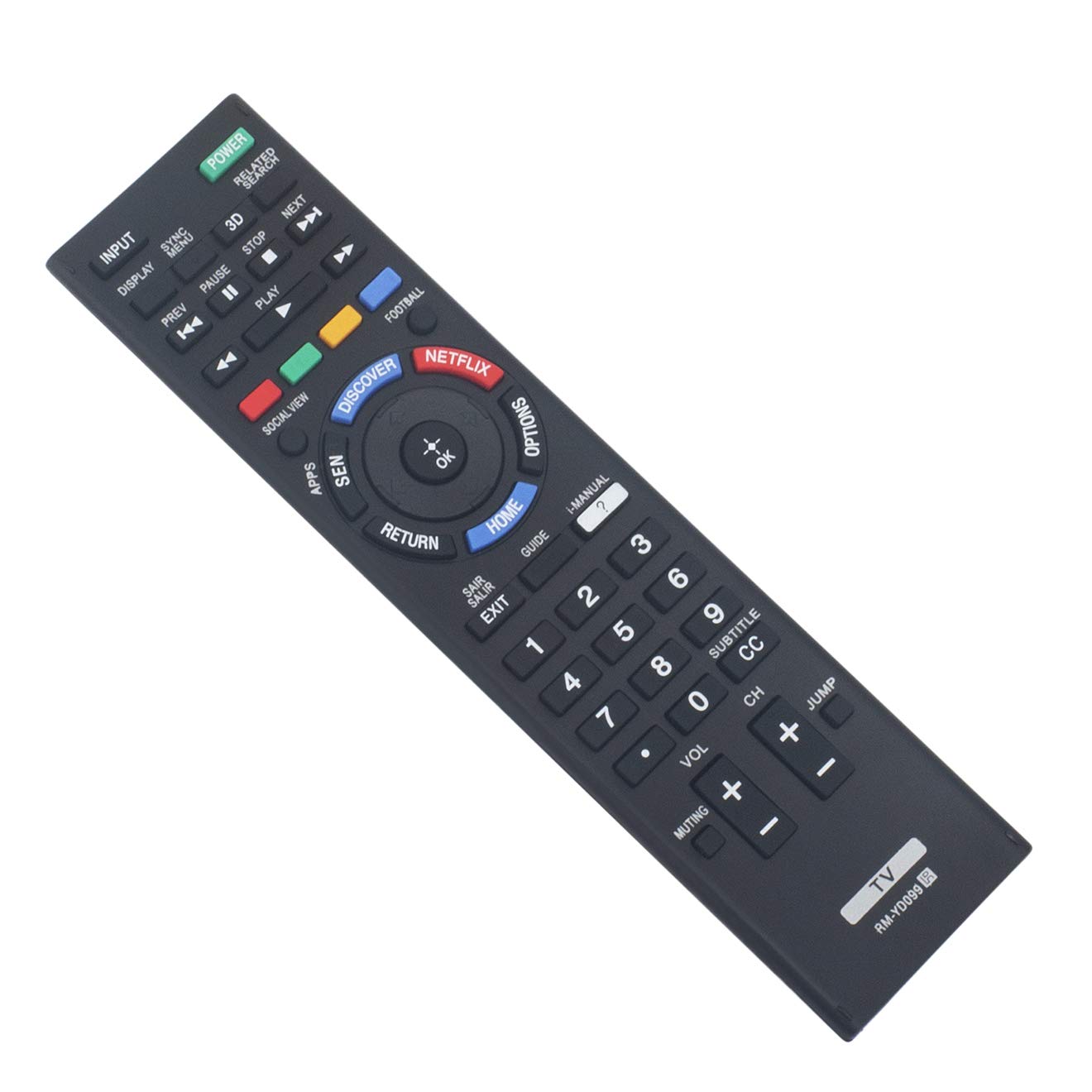 Amazon.com: RM-YD099 Replace Remote Control fit for Sony Bravia TV